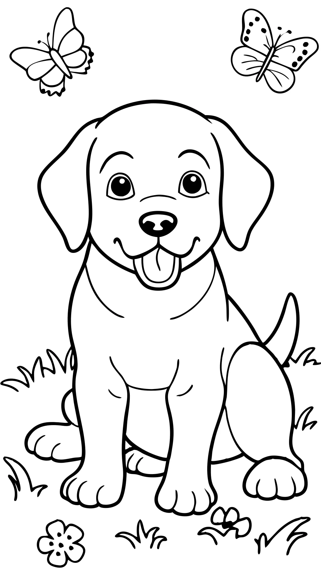 labrador puppy coloring dog coloring pages labrador